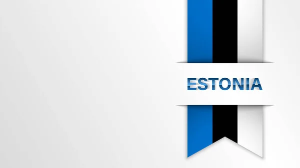 Eps10 Vettore Sfondo Patriottico Con Colori Bandiera Estonia Elemento Impatto — Vettoriale Stock