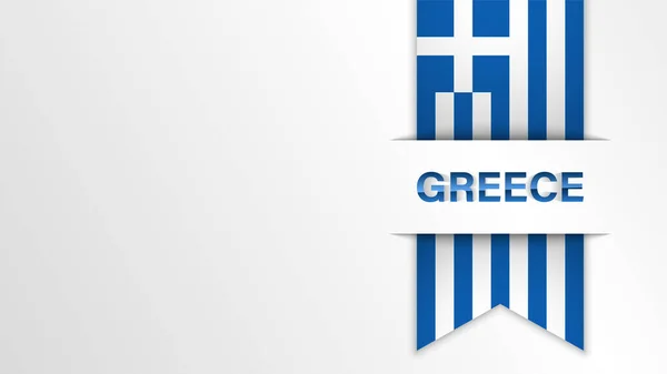 Eps10 Vector Patriotischer Hintergrund Mit Den Farben Der Griechischen Flagge — Stockvektor