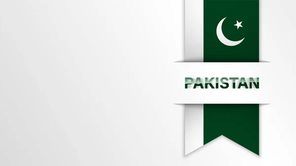 Pakistan Bayrak Renklerine Sahip Eps10 Vatansever Geçmişi Kullanmak Istediğiniz Etki — Stok Vektör