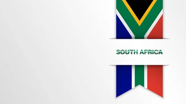 Eps10 Vector Fond Patriotique Aux Couleurs Drapeau Sud Africain Élément — Image vectorielle