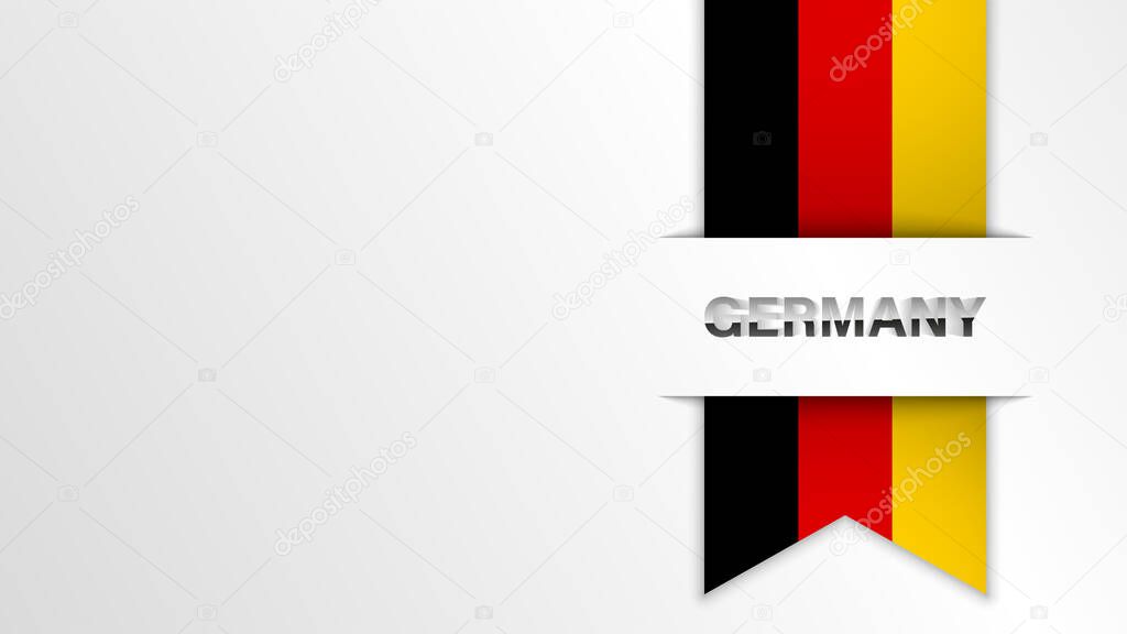 EPS10 Vector Patriotic background with Germany flag colors. An element of impact for the use you want to make of it.