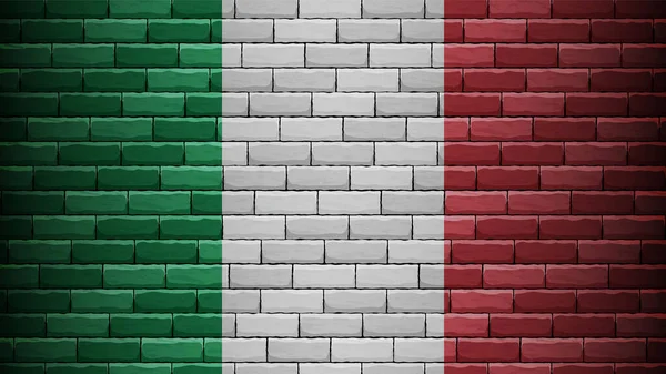 Eps10 Vector Patriottische Achtergrond Met Italië Vlag Kleuren Een Element — Stockvector