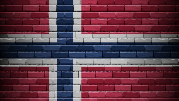 Norveç Bayrağı Renklerine Sahip Eps10 Vatansever Geçmişi Kullanmak Istediğiniz Etki — Stok Vektör