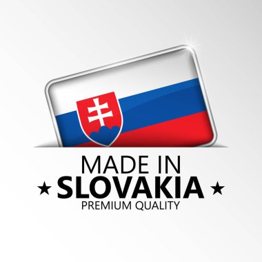 Slovakya grafik ve etiketinde yapılmış. Etki elementi yapmak istediğiniz kullanım için.