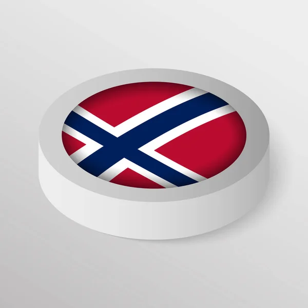 Norveç Bayrağı Taşıyan Eps10 Vatansever Kalkanı Kullanmak Istediğiniz Etki Için — Stok Vektör