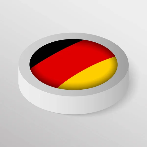 Eps10 Vector Patriottisch Schild Met Vlag Van Duitsland Een Element — Stockvector