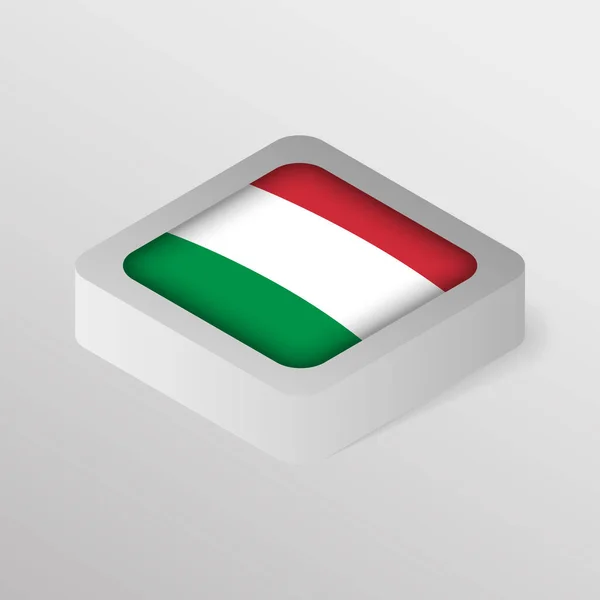 Eps10 Vector Bouclier Patriotique Avec Drapeau Italie Élément Impact Pour — Image vectorielle