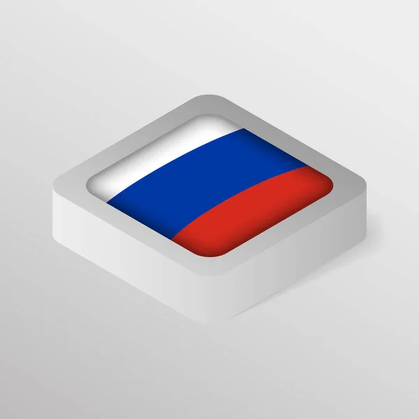 Eps10 Vektorový Vlastenecký Štít Vlajkou Ruska Prvek Dopadu Pro Použití — Stockový vektor
