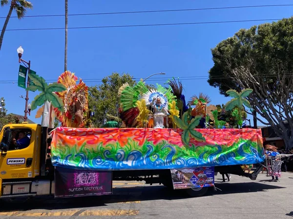 Participantes Não Identificados Quadragésima Quarta Parada Anual Carnaval Mission District — Fotografia de Stock