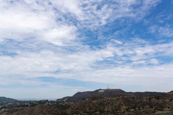 Los Angeles États Unis Août 2021 Hollywood Signe Comme Monument — Photo