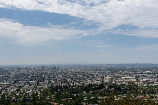 Vista Aérea Los Angeles Califórnia Vista Observatório — Fotografia de Stock