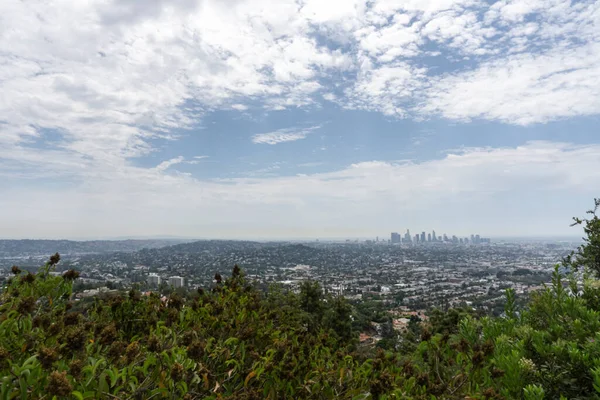 Vista Aérea Los Angeles Califórnia Vista Observatório — Fotografia de Stock