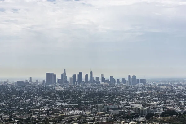 Вид Воздуха Лос Анджелес Калифорнии Обсерватории — стоковое фото