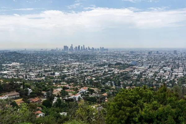 Vista Aérea Los Angeles Califórnia Vista Observatório — Fotografia de Stock