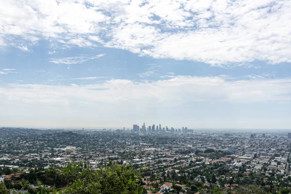 Kaliforniya Daki Los Angeles Gözlemevinden Havadan Görünüşü — Stok fotoğraf