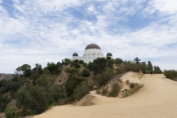 Vue Célèbre Observatoire Griffith Los Angeles Sur Mont Hollywood Par — Photo