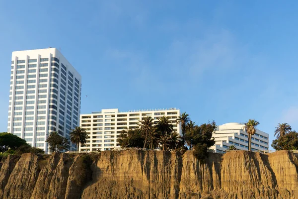 Edifícios Apartamentos Edifícios Comerciais Penhasco Santa Monica — Fotografia de Stock