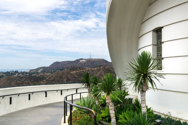 Heuvels Bergen Hollywood Gezien Vanaf Griffith Observatory — Stockfoto