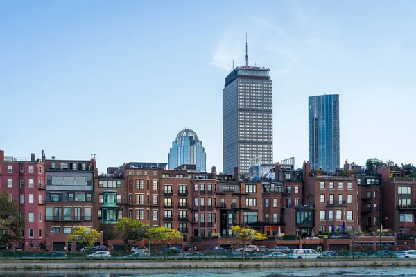 Edificios Oficinas Casas Adosadas Cerca Del Río Charles Boston Massachusetts —  Fotos de Stock