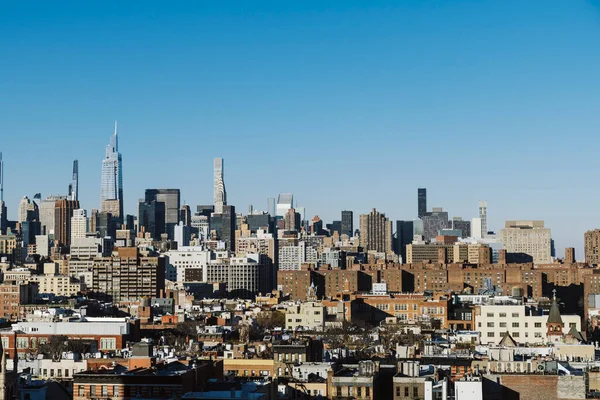 Vista East Village Para Kips Bay Midtown East Skyline Lado — Fotografia de Stock