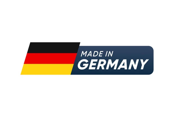 Hecho Alemania Con Bandera Alemania Diseño Vectores Bandera — Archivo Imágenes Vectoriales