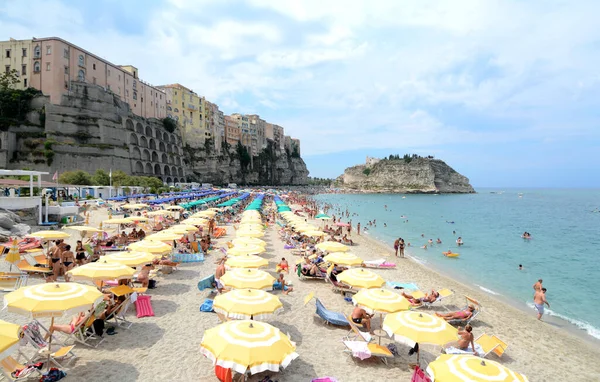 Tropea is a small town on the eastern coast of Calabria. It is known for its historic center on the cliffs, beaches and Saint Mary sanctuary.