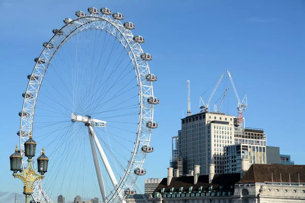 London Eye Also Known Millennium Wheel Ferris Wheel Located South — Stock Photo, Image