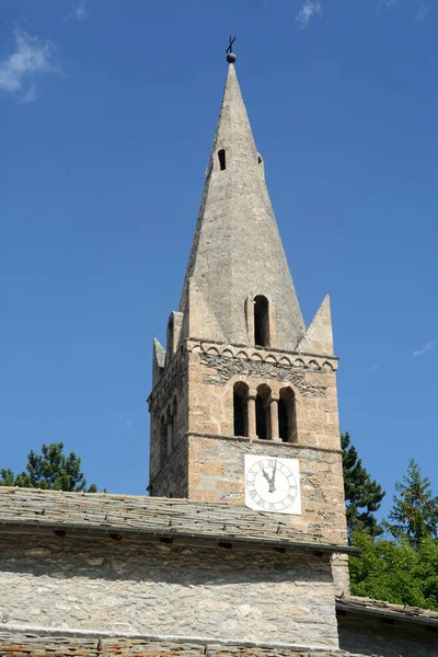 Parish San Giovanni Battista Beautiful Church Romanesque Origin Style Upper — Stock fotografie