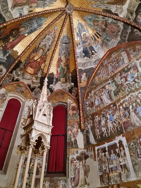 Cappella Theodolinda Trova Nel Duomo Monza Corona Ferro Tomba Della — Foto Stock