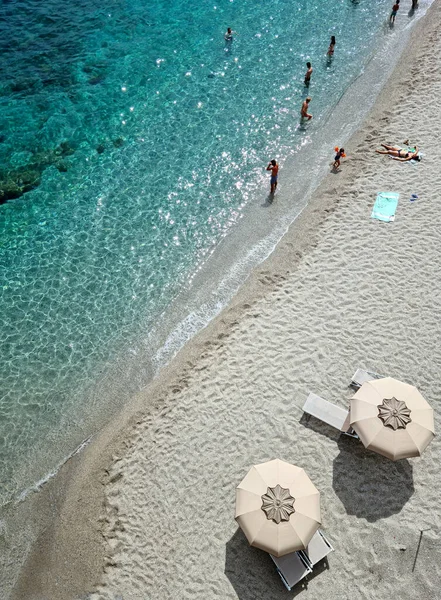 Playa Spotorno Cerca Bergeggi Con Sus Pintorescas Playas Los Colores —  Fotos de Stock