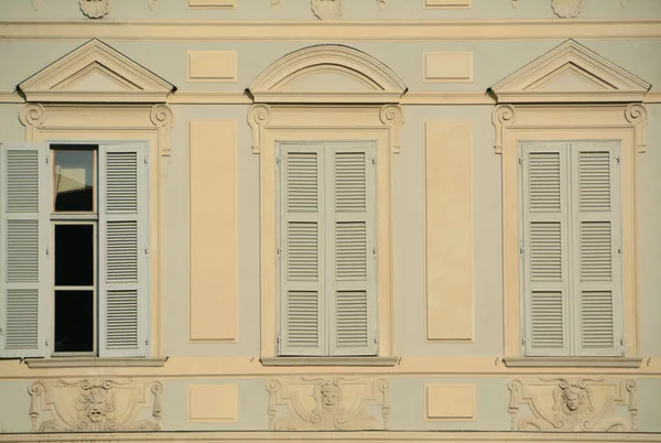 산카를로 Piazza San Carlo 토리노의 거실이다 노란색의 궁전으로 유명하고 카를로 — 스톡 사진