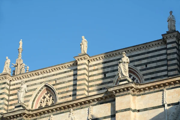 Catedral Siena Santa Maria Assunta Está Construida Estilo Románico Gótico —  Fotos de Stock