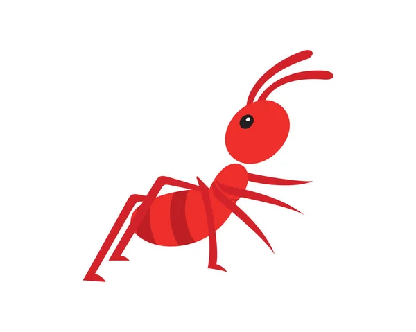 Semi Detailed Ant Simple Illustration — Stock Vector