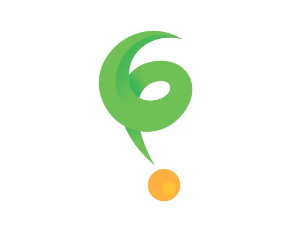 Simple Abstract Sprout Plant Spiraling Effect Illustration — 图库矢量图片