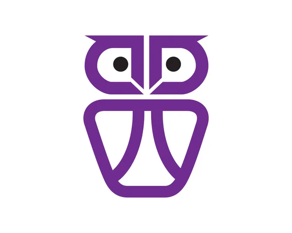 Simple Creative Owl Symbol — Stockvektor