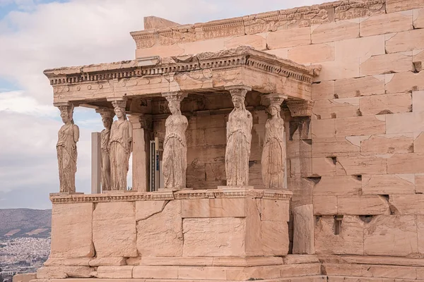 Antiguo Templo Atenea Atenas Grecia — Foto de Stock