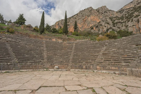 Teatro Delfos Grecia — Foto de Stock
