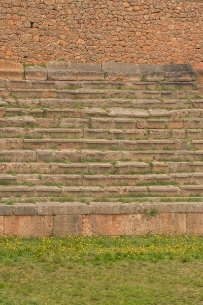 Escaleras Del Estadio Ruinas Delfos Grecia — Foto de Stock