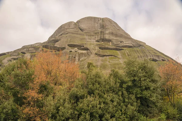 Meteora Yunanistan Kaya Oluşumu — Stok fotoğraf