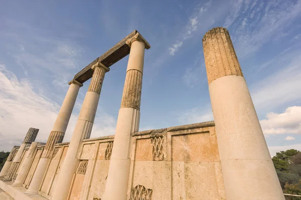 Zřícenina Abatonu Epidavrosu Řecko — Stock fotografie