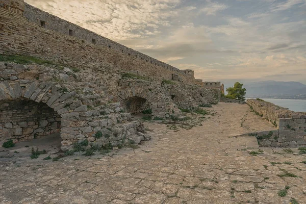 Murallas Exteriores Fortaleza Palamidi Grecia — Foto de Stock