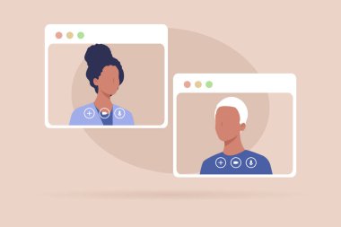 Erkekler ve kadınlar evden uzakta meslektaşları ve arkadaşlarıyla birlikte çalışıyor.