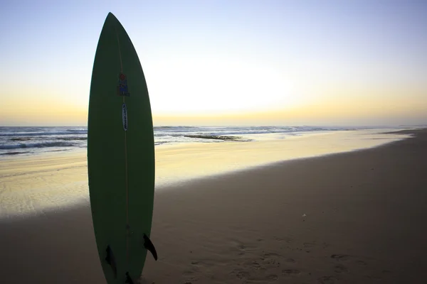 Tavola da surf in spiaggia — Foto Stock