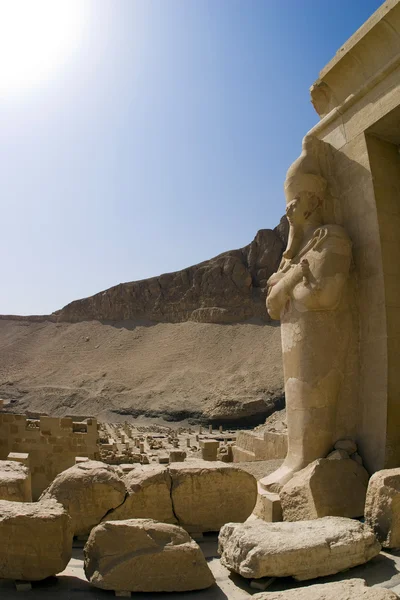 En staty i Egypten. — Stockfoto