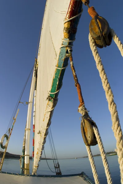 Navegação Felucca — Fotografia de Stock