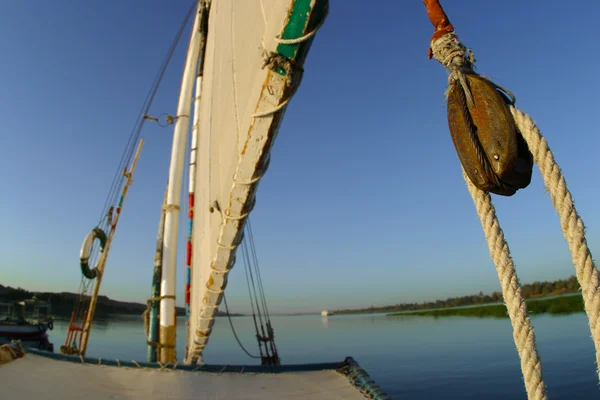 Navegação Felucca — Fotografia de Stock