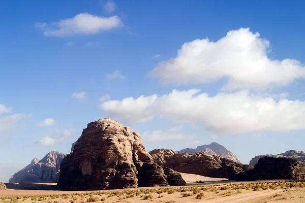 Die Wadi-Rum-Wüste in Jordanien. — Stockfoto