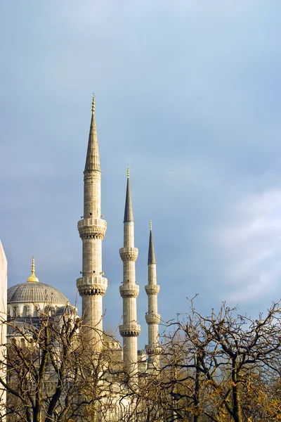 Modrá mešita v istanbulu, krocan. — Stock fotografie