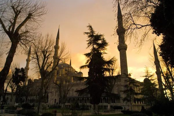 Голубая мечеть в istanbul, индейка. — стоковое фото