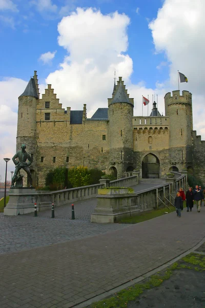 Arkitekturen i Antwerpen-Belgien — Stockfoto